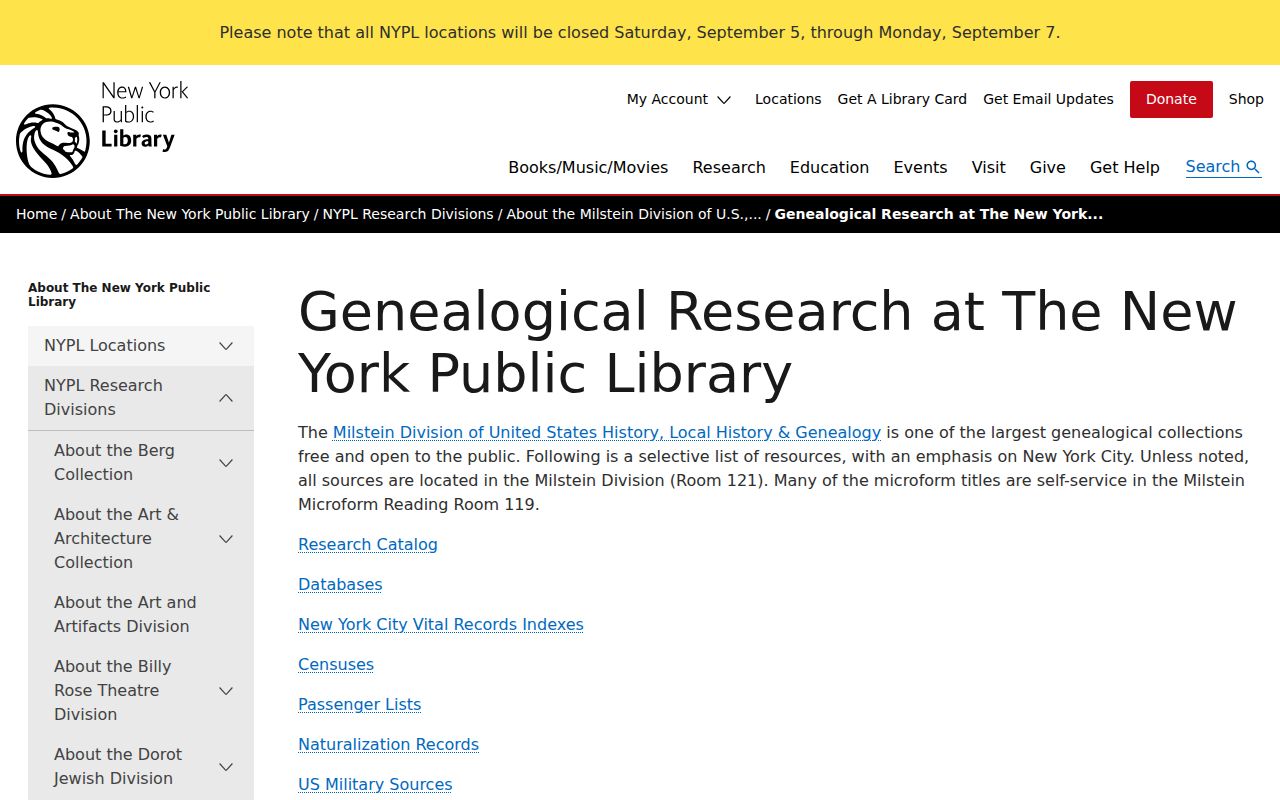 The Bronx city directory research resources at the NYPL Milstein Division